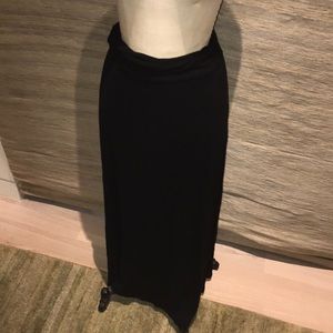 Black maxi skirt